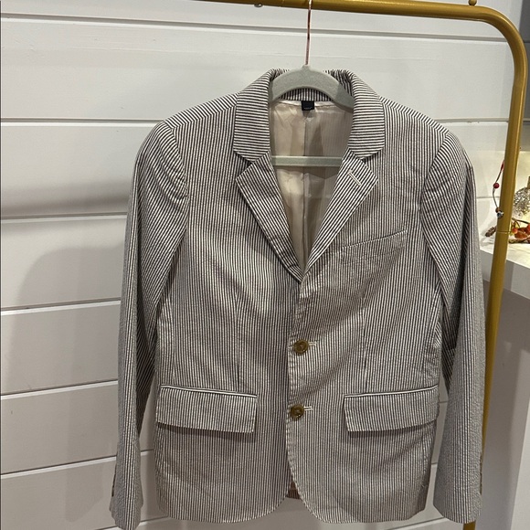 J Crew Boys Crewcuts Seer Sucker Blazer NWOT - Picture 3 of 4